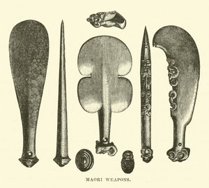 Armas maoríes de English School