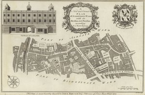 Mapa del distrito de Lime Street, Londres