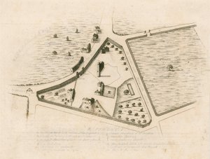 Mapa de la parroquia de St Giles en el Campo, Londres