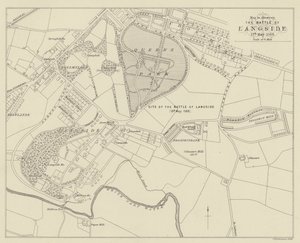 Mapa para ilustrar La Batalla de Langside