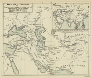 Itinerarios de Marco Polo nº I (litografía) de English School