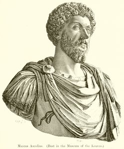 Marco Aurelio. (Busto en el Museo del Louvre)