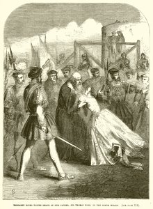 Margaret Roper despidiéndose de su padre, Sir Thomas More, en el muelle de la Torre de English School