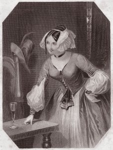 María (Noche de Reyes) - en - “Galería de Mujeres de Shakespeare, colección de cuarenta y cinco retratos serios por artistas londinenses tempranos, enriquecidos con notas críticas y literarias” circa 1838