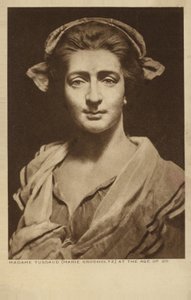 Marie Tussaud, artista y escultora de cera francesa (litografía) de English School
