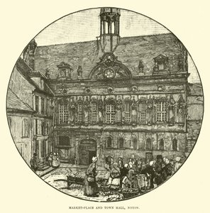 Plaza del mercado y ayuntamiento, Noyon de English School