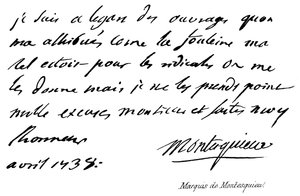 Marqués de Montesquieu
