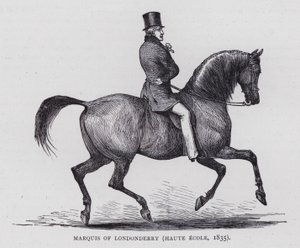 Marqués de Londonderry (grabado) de English School