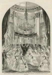 Ceremonia de matrimonio del Barón Alphonse de Rothschild y la Srta. Leonora Rothschild de English School