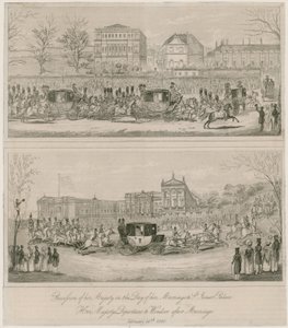 Matrimonio de la Reina Victoria y el Príncipe Alberto, 10 de febrero de 1840