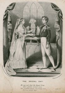 Matrimonio de la Reina Victoria y el Príncipe Alberto, 10 de febrero de 1840 de English School