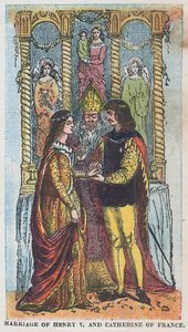 Matrimonio del rey Enrique V y Catalina de Francia de English School