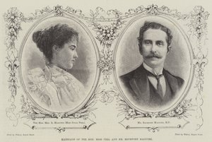 Matrimonio de la Honorable Señorita Peel y el Sr. Rochfort Maguire