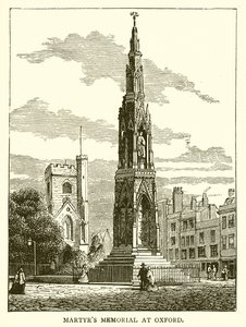 Monumento a los mártires en Oxford