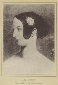 Mary Hogarth, Kate Nickleby y otros personajes (litografía) de English School
