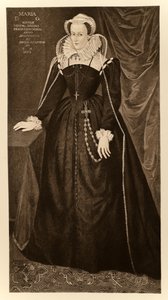 María Reina de Escocia (1542-1587), de James I y VI, impreso por Manzi Joyant & Co. París, 1904 de English School