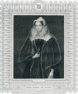 María Reina de Escocia, siglo XIX de English School