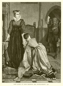 María Reina de Escocia recibiendo su Orden de Ejecución, 1557 de English School