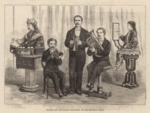 Automatas de Maskelyne y Cooke en el Salón Egipcio de English School