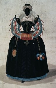 Disfraz de mascarada al estilo de Enrique III