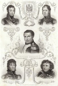 Massena, Ney, Napoleón Bonaparte, Murat y Kleber de English School