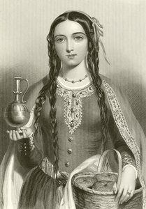 Matilde de Escocia, reina del rey Enrique I de English School