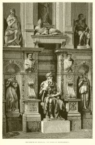 Mausoleo de Julio II; El Moisés de Miguel Ángel de English School
