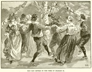 Fiestas del Primero de Mayo en la época de Carlos II