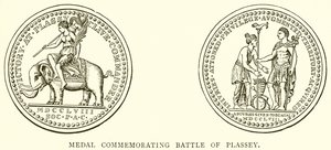 Medalla conmemorativa de la batalla de Plassey
