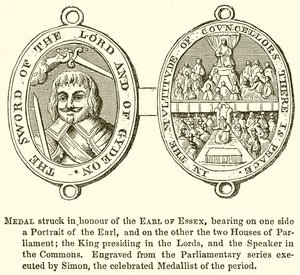Medalla en honor del Conde de Essex de English School