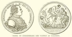 Medalla para conmemorar la victoria en Culloden
