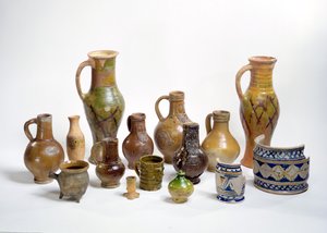 Vasijas medievales, encontradas por T.E. Lawrence, Oxford de English School