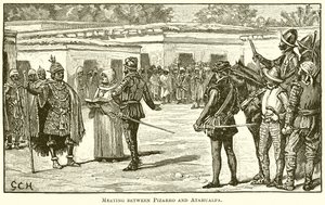 Encuentro entre Pizarro y Atahualpa de English School