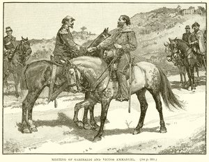 Encuentro de Garibaldi y Víctor Manuel