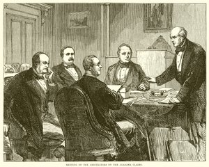 Reunión de los árbitros sobre las reclamaciones de Alabama de English School