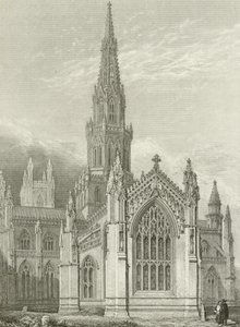Abadía de Melrose, restaurada de English School