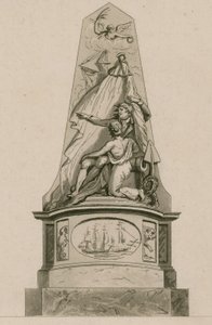 Memorial al Capitán Edward Cooke, Abadía de Westminster, Londres de English School
