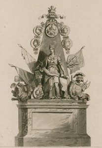 Memorial a Lord Ligonier, Abadía de Westminster, Londres de English School