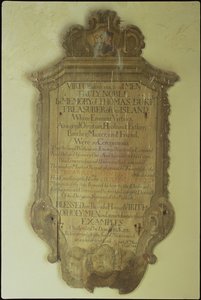 Memorial a Thomas Duke, 1750