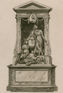 Memorial a William Pulteney, Conde de Bath, Abadía de Westminster, Londres de English School