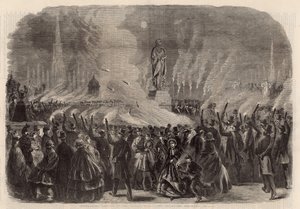 Festival de Mendelssohn en el Crystal Palace; La procesión de antorchas de English School