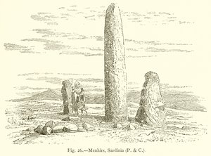 Menhires, Cerdeña de English School