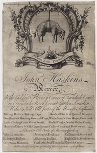 Mercero, John Haskins, tarjeta comercial