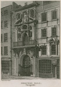 Mercers Hall, Cheapside, Londres de English School