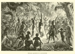 Sacrificio Meriah en Khondistan de English School