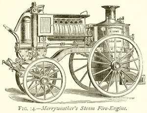Máquina de bomberos a vapor de Merryweather de English School