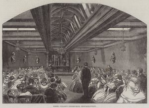 Sala de conciertos de Messers Collard, Grosvenor-Street de English School