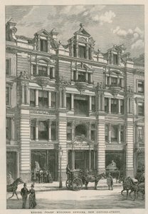 Oficinas comerciales de Messrs Pears, New Oxford Street, Londres de English School