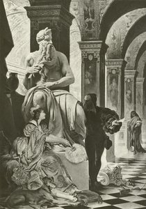 Miguel Ángel y Vittoria Colonna (grabado) de English School