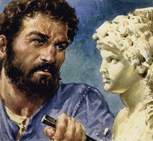 El Ángel Arrodillado de Miguel Ángel fue esculpido para la iglesia de San Petronio